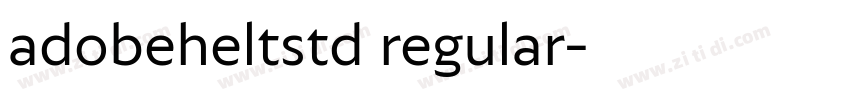 adobeheltstd regular字体转换 adobeheltstd regular字体转换